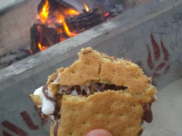 beach bonfires and smores in san diego california