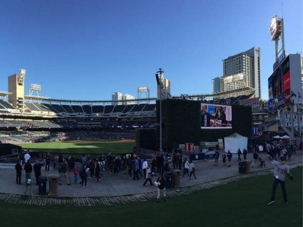 padres game at petco park in san diego