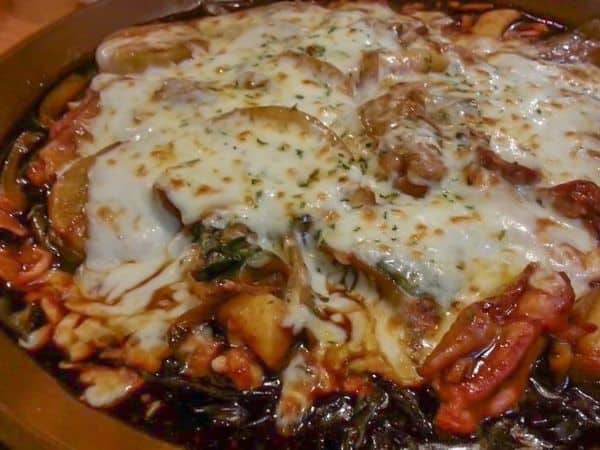 Cheese Jjimdak - South Korean Dish