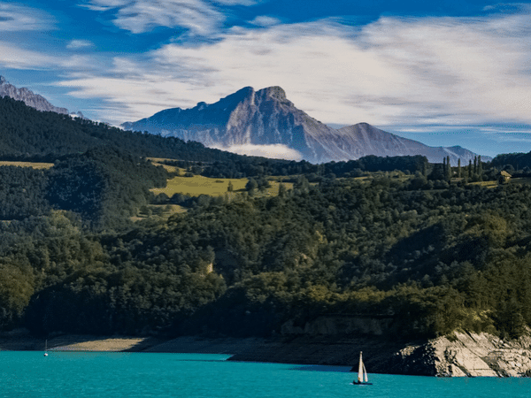 Lac du Monteynard in Grenoble, France