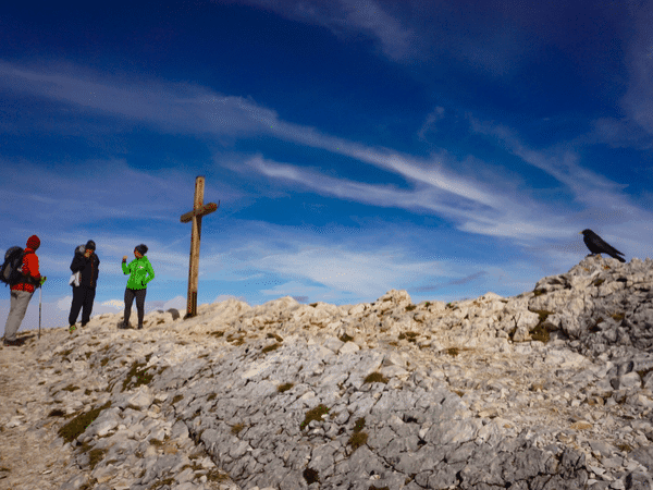 at the top of Chamechaude outside of grenoble france