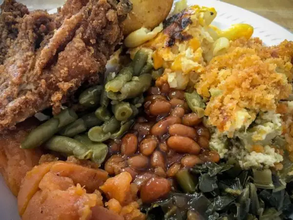 Southern food at a taste of home in laurencs, sc