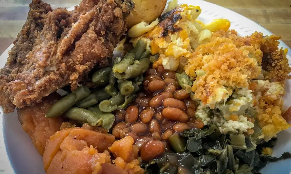Southern food at a taste of home in laurencs, sc