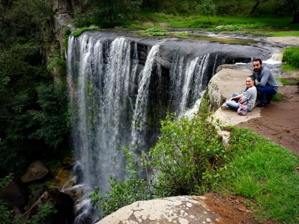 a waterfall in zacatlan mexico