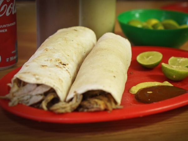 tacos arabes at the oriental in puebla mexico