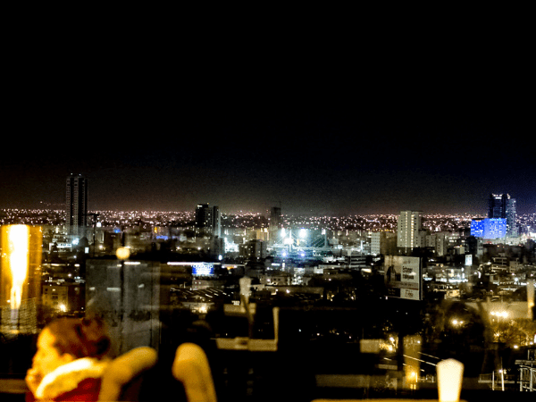 A view from a restaurant at Cero de La Paz in Puebla, Mexico